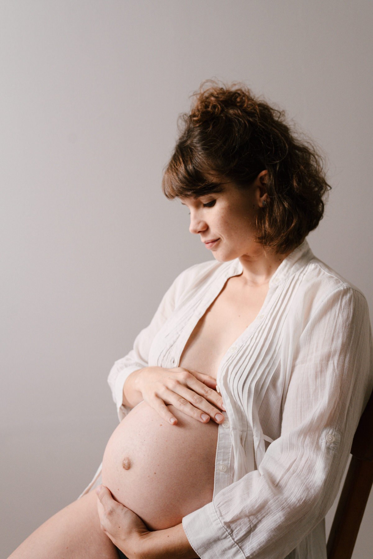 séance photo grossesse à domicile samois
